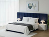 Experience luxury with the Peregrine Low Profile Hotel Style Upholstered Bed Frame. Its sleek design and plush upholstery create the perfect centerpiece for your bedroom.